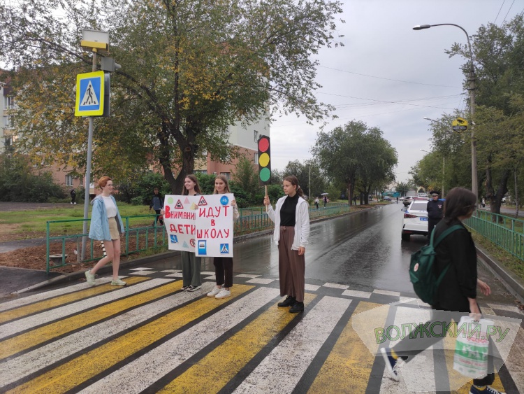 В Волжском дети и родители обратились к водителям