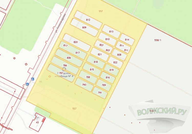 В Волжском открывают третью очередь кладбища № 4