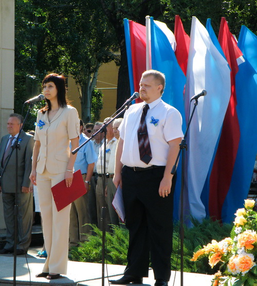 Волжскому 55! Митинга, посвященный Дню рождения города.