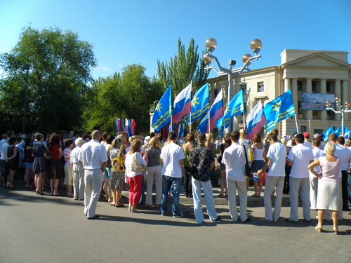 Волжскому 55! Митинга, посвященный Дню рождения города.