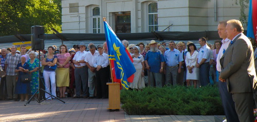 Волжскому 55! Митинга, посвященный Дню рождения города.