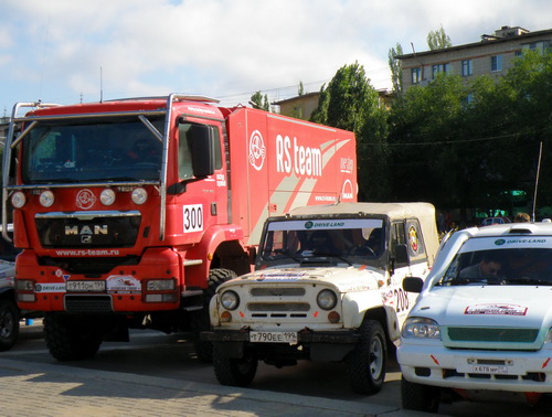 Волжский. Старт ралли-рейда «Хазарские степи»