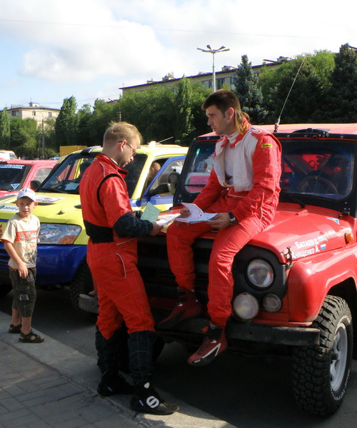 Волжский. Старт ралли-рейда «Хазарские степи»