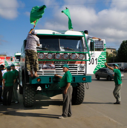 Волжский. Старт ралли-рейда «Хазарские степи»