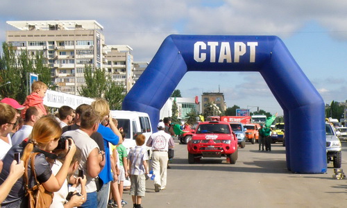 Волжский. Старт ралли-рейда «Хазарские степи»