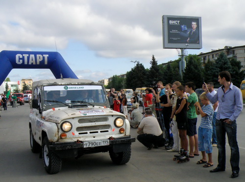 Волжский. Старт ралли-рейда «Хазарские степи»
