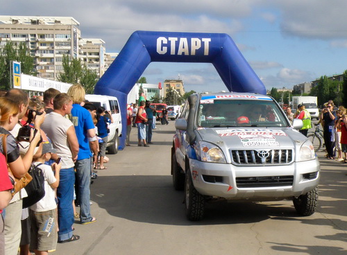 Волжский. Старт ралли-рейда «Хазарские степи»