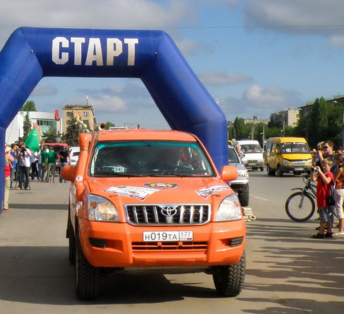 Волжский. Старт ралли-рейда «Хазарские степи»