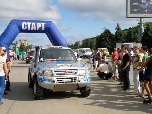 Волжский. Старт ралли-рейда «Хазарские степи»