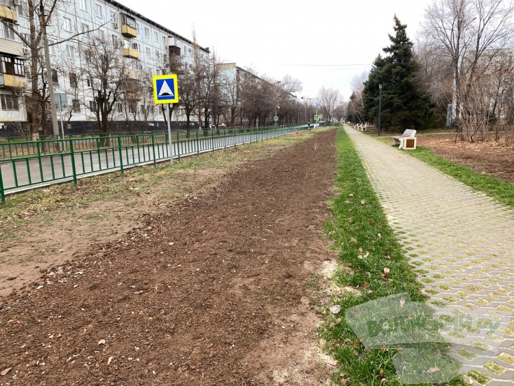 ФКГС: в Волжском вдоль 17 микрорайона обустроили экотропу, удобную для ремонта