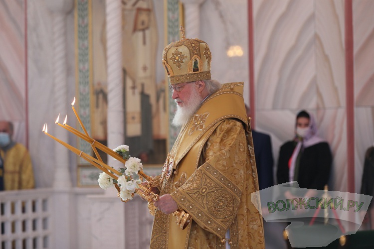 Открытие нового храма в Волгограде отпраздновали световым щоу и салютом