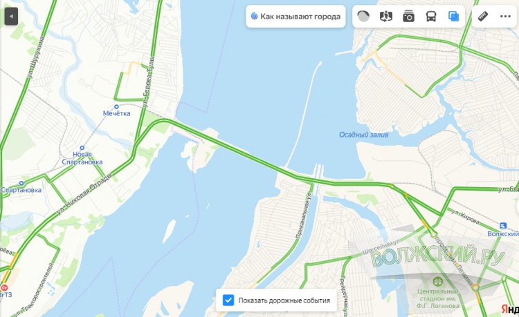 Прощайте пробки: на мосту Волжской ГЭС открыли дорогу