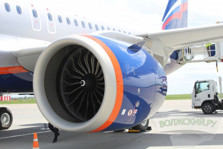 В аэропорту Волгограда приземлился первый современный Airbus A320neo