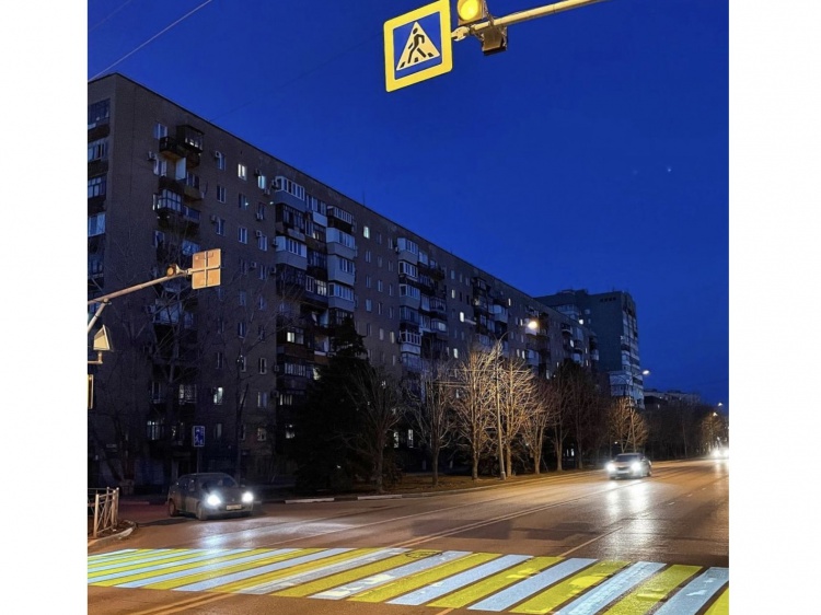 В Волжском появился первый проекционный пешеходный переход 18.232.179.5 