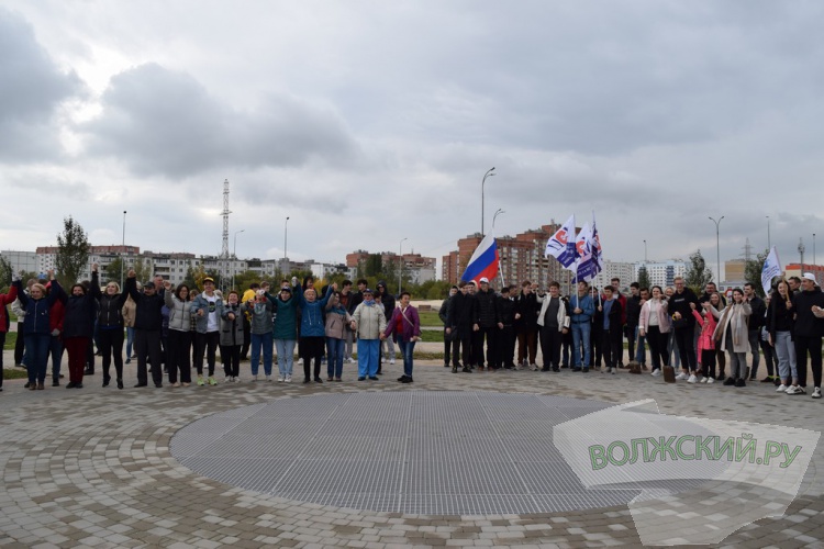 В новом парке Волжского высадили 500 саженцев робинии лжеакации