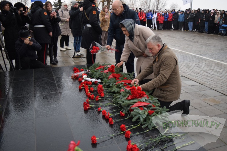 Сотни благодарных глаз: волжане почтили память героев Сталинградской битвы
