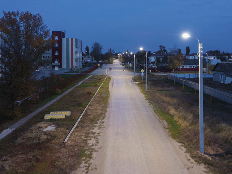 В Волгоградской области обновляют уличное освещение